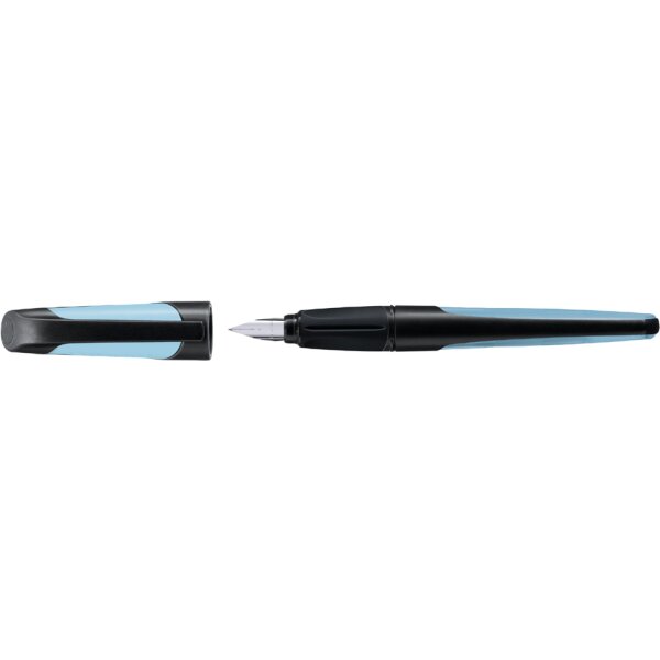 STABILO Stylo plume EASYbuddy L, gaucher, noir/noir