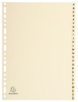 EXACOMPTA Karton-Register A-Z, DIN A4, 20-teilig