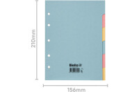 BIELLA Répertoires carton couleur A5 46052600U 6 pcs.