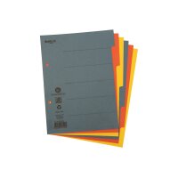 BIELLA Kartonregister A5 46052600U pastell 6-teilig