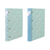 ANCOR Ringbuch A4 117752 BLOG SWEET BLUE, liniert