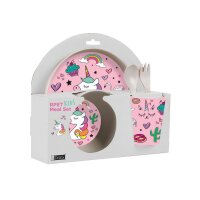 I-DRINK Geschirrset Einhorn ID5301A 5-teilig
