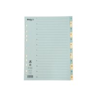 BIELLA Kartonregister 210g A4 46244100U blau/gelb 1-12