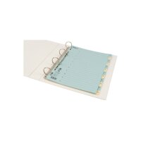 BIELLA Kartonregister 210g A4 46244100U blau/gelb 1-12