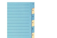 BIELLA Register Karton blau gelb A4 46244100U 1-12 210g