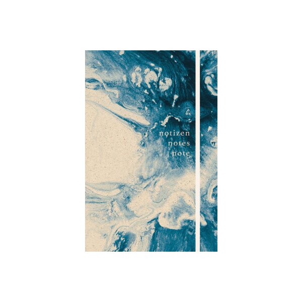 NATUR VERLAG Carnet notes hardcover 13x21cm 10908N Blue Sand, en blanc