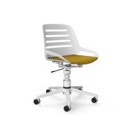 AERIS Chaise de bureau Numo Task 962WRSTWHCU6 jaune/blanc