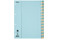BIELLA Register Karton blau gelb A4 46244500U 1-52 210g