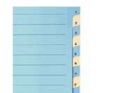 BIELLA Register Karton blau gelb A4 46244200U 1-20 210g