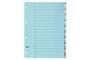 BIELLA Register Karton blau gelb A4 46244200U 1-20 210g