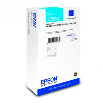 EPSON Tintenpatrone L cyan T75624N WF 8010 8090 1500 Seiten