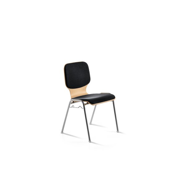 MAYER Besucherstuhl Wood Comf. Plus 211601 stapelbar, 2 Polster