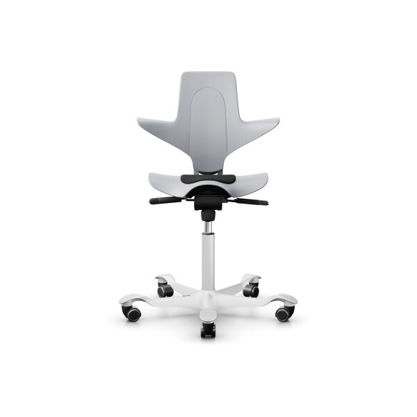 HAG Chaise de bureau Capisco 8010 PULS8010 gris clair/blanc