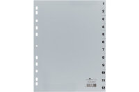 DURABLE Répertoires gris A4 6512/10 1-12