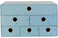 ANCOR Set tiroirs 117950 BLOG SWEET BLUE 6 tiroirs
