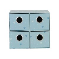 ANCOR Schubladen Box 117943 BLOG SWEET BLUE 4 Schubladen