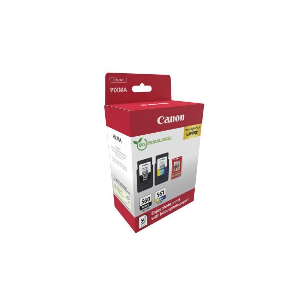 CANON Photo Value Pack noir/color PGCL560/1 PIXMA TS5350 7.5/8.3ml