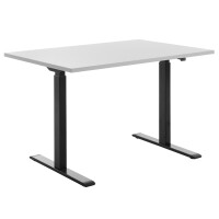 Topstar Sitz- Steh-Schreibtisch, (B)1.800 mm, schwarz buche