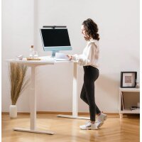 Topstar Bureau réglable en hauteur, (L)1.200 mm, gris/gris