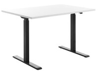 Topstar Sitz- Steh-Schreibtisch, (B)1.800 mm, schwarz grau