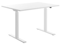 Topstar Sitz- Steh-Schreibtisch, (B)1.800 mm, weiss buche