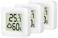 LogiLink Thermo-Hygrometer-Set, weiss, 3er Set