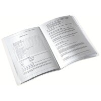 LEITZ Sichtbuch WOW, A4, PP, mit 20 Hüllen, rot