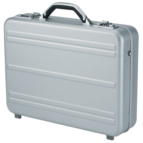 ALUMAXX Laptop-Attaché-Koffer "MERCATO", Aluminium, silber
