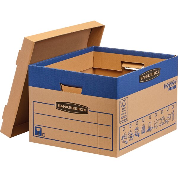 Fellowes BANKERS BOX Carton d&eacute;m&eacute;nagement SmoothMove FastFold