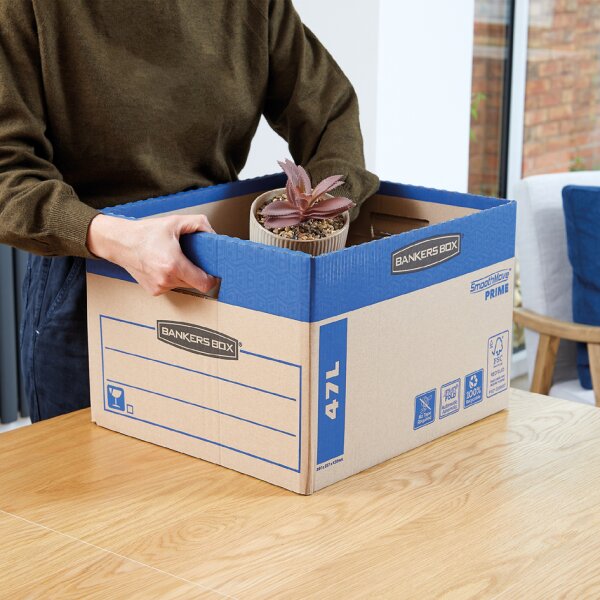 Fellowes BANKERS BOX Carton déménagement SmoothMove FastFold