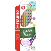 STABILO Dreikant-Buntstifte EASYcolors R, 24er Kartonetui