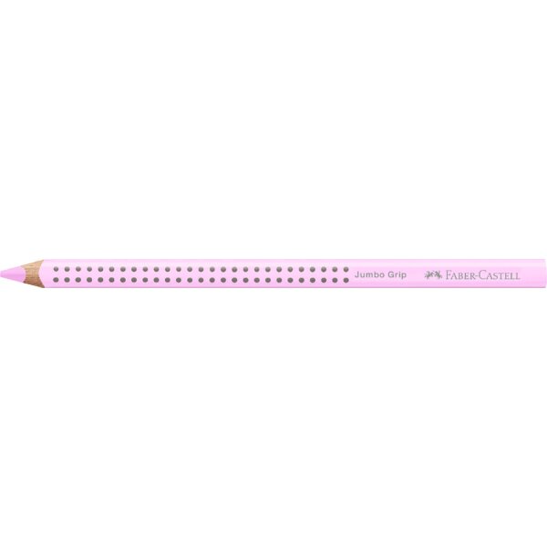 FABER-CASTELL Crayon de couleur Jumbo GRIP PASTEL, rose