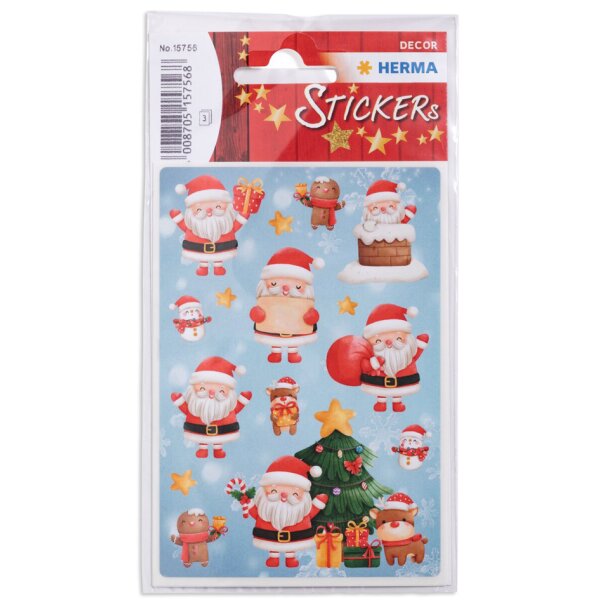HERMA Weihnachts-Sticker DECOR "Weihnachtsmann"