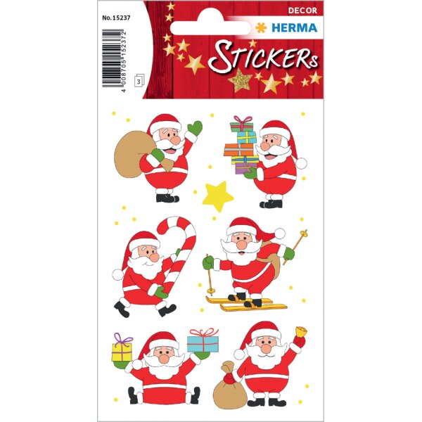 HERMA Weihnachts-Sticker DECOR "Weihnachtsmann"