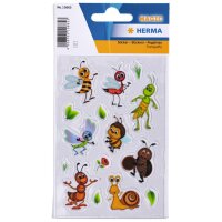 HERMA Sticker transpuffy MAGIC Animaux de la prairie