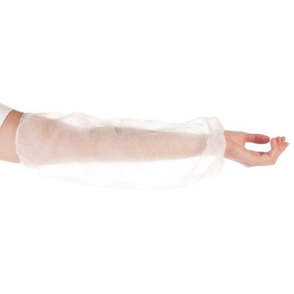 HYGONORM Prot&egrave;ge-manche PP LIGHT, longueur: 450 mm, blanc