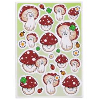 HERMA Sticker DECOR Champignons porte-bonheur