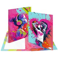 HERMA Chemise à élastique Music Girl,...