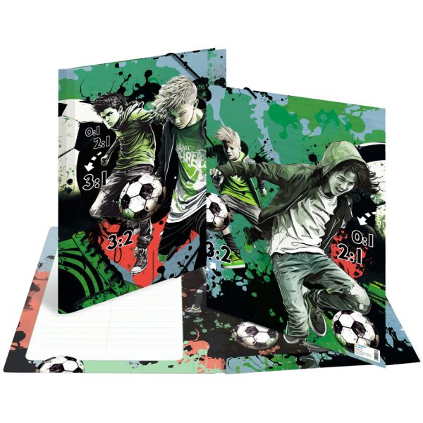 HERMA Chemise à élastique Street Soccer, carton, A3