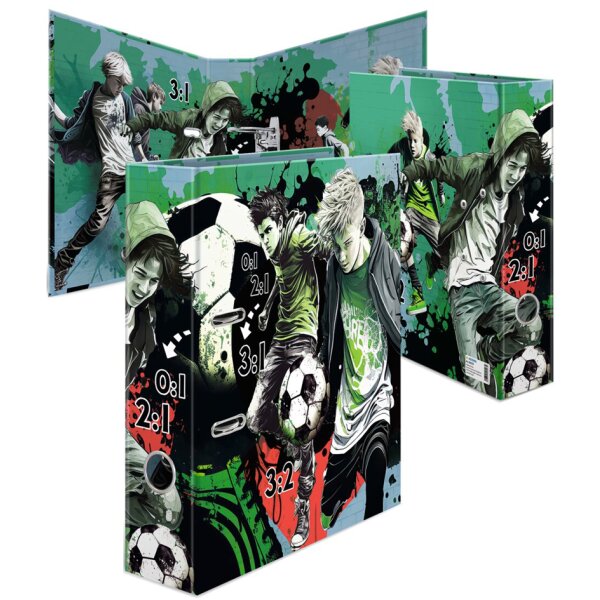 HERMA Classeur à motifs Street Soccer, A4, 70 mm
