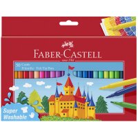 FABER-CASTELL Feutre CASTLE, étui carton de 36