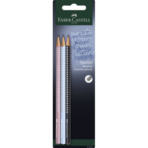 FABER-CASTELL Kit décriture GRIP SPARKLE Harmony, blister