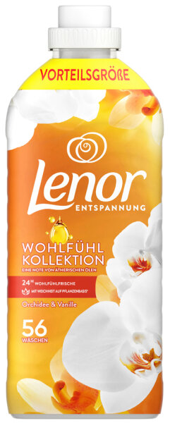 Lenor Weichspüler Orchidee & Vanille, 1,4 Liter - 56 WL