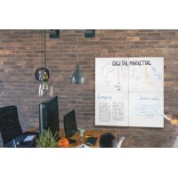 nobo Weisswandtafel, Stahl, 450 x 450 mm, weiss