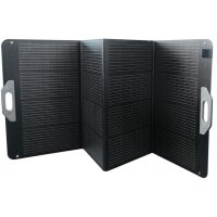LogiLink Solarpanel, 100 Watt, faltbar, schwarz