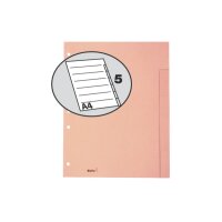 BIELLA Répertoire carton A4 19640500U jaune 5 pcs.