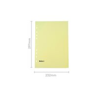 BIELLA Répertoir carton A4 19641000U jaune 10 pcs.