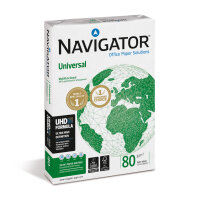 NAVIGATOR Universal Premiumpapier hochweiss A3 80g - 1 Palette (50000 Blatt)