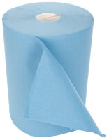 HYGOCLEAN Rouleau papier nettoyant, 380 x 350 mm, bleu