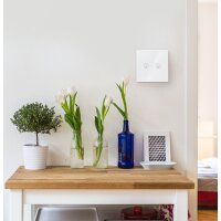 LogiLink Wi-Fi Smart Wandschalter, 2-fach, weiss
